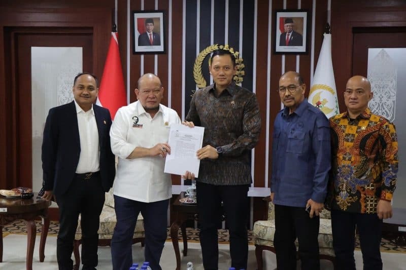 Ketua DPD RI Ingatkan Penyelesaian Surat Ijo ke Menteri ATR/BPN