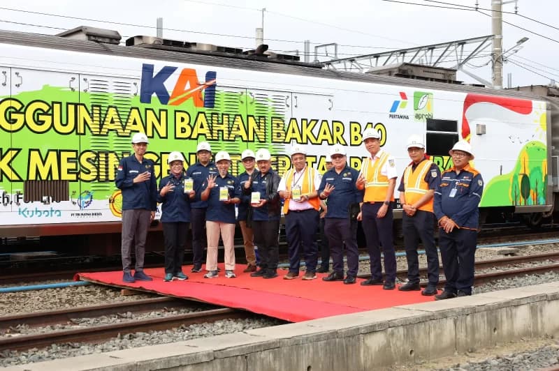 PT KAI Uji Coba Bahan Bakar B40 Solar dan Nabati dari Kelapa Sawit