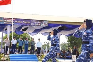 Pj Gubernur Adhy Pimpin Pembaretan 1.150 Siswa SMA Taruna Negeri Jatim