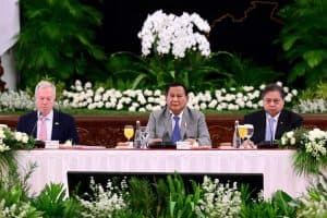 Prabowo Sampaikan Kepuasan Kinerja Kabinetnya Pada US-ASEAN Business